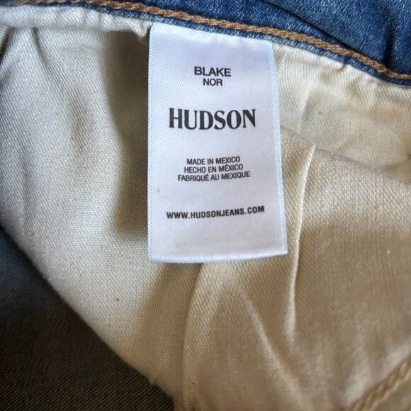 NWT Hudson Blake Slim Straight Jeans Men's 38x36 - Picture 3 of 5